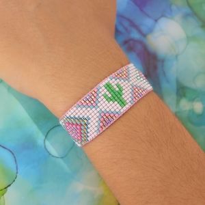 Cactus Beaded Bracelet - Friendship Boho